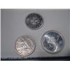 Image 2 : 2 SILVER DOLLARS AND 5 DOLLAR COIN