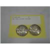 Image 1 : TWO 1963 SILVER DOLLARS