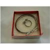Image 1 : LIA SOPHIA SILVER TONE BANGLE AND MATCHING RING