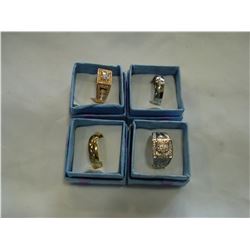 4 MENS RINGS