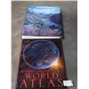 Image 1 : TWO WORLD ATLAS COFFEE TABLE BOOKS