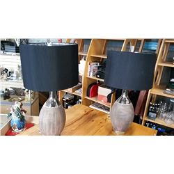 2 MODERN TABLE LAMPS