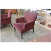 Image 2 : BURGUNDY ARM CHAIR