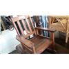 Image 2 : OAK MISSION STYLE CHILDS ROCKER
