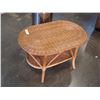 Image 3 : WICKER OVAL COFFEE TABLE