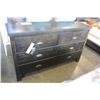 Image 1 : NEW ASHLEY SIGNATURE DARK FINISH MODERN 6 DRAWER DRESSER RETAIL $999