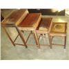 Image 1 : 4 ROSEWOOD EASTERN NESTING TABLES