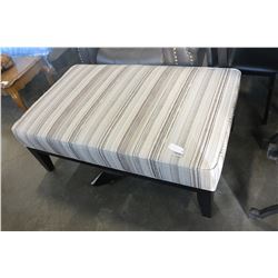 NEW ASHLEY SIGNATURE ULPHOSTERED WIDE OTTOMAN RETAIL $799