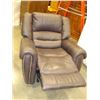 Image 2 : BROWN LEATHER RECLINER