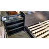 Image 2 : IKEA DOUBLE SIZE BEDFRAME WITH STORAGE HEADBOARD