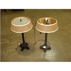 PAIR OF MODERN TABLE LAMPS