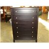 Image 1 : MODERN 6 DRAWER HIGHBOY ESPRESSO