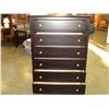 Image 2 : MODERN 6 DRAWER HIGHBOY ESPRESSO