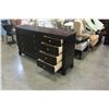 Image 3 : MODERN ESPRESSO FINISH LADIES DRESSER WITH MIRROR
