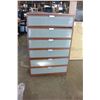 Image 1 : IKEA 6 DRAWER GLASS FRONT CHEST OF DRAWERS