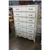 Image 2 : FRENCH PROVINCIAL 6 DRAWER CHEST, MALCOLM FURNITURE