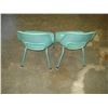 Image 2 : 2 GREEN VINTAGE CHILDRENS CHAIRS