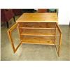 Image 2 : PINE GLASSDOOR ENTERTAINMENT STAND