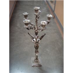 METAL FIGURAL CANDELABRA