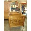 Image 1 : VINTAGE 4 DRAWER DRESSER WITH MIRROR