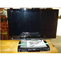 PANASONIC 32 INCH TV AND DVD PLAYER