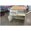Image 2 : ROLLING WHITE KITCHEN CART