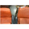 Image 2 : 2 ORANGE CHAIRS W/ FOOTSTOOLS