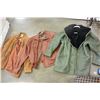Image 1 : 3 LEATHER JACKETS DEMI LEATHERS, AMER BROS, GREEN FURY