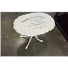 Image 1 : WHITE TILT TOP TABLE