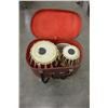 Image 2 : BINA 2 PIECE CONGA DRUM KIT W/ CASE