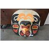 Image 1 : NATIVE CARVED WOOD SUN MASKS