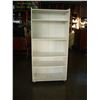 Image 1 : WHITE 6 FOOT ROLLING BOOKSHELF