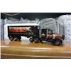 Image 1 : VINTAGE BLACK METAL TONKA TRUCK WITH TRAILER