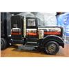 Image 2 : VINTAGE BLACK METAL TONKA TRUCK WITH TRAILER