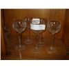 Image 1 : LOT OF HEAVY CRYSTAL STEMWARE