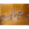 Image 2 : LOT OF HEAVY CRYSTAL STEMWARE