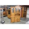 Image 1 : PINE 2 PEICE CHINA CABINET