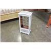 Image 1 : RUSTIC WHITE WINE RACK W/ DRAWER