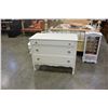 Image 1 : WHITE 3 DRAWER DRESSER