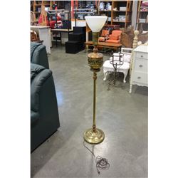 VINTAGE BRASS FLOOR LAMP