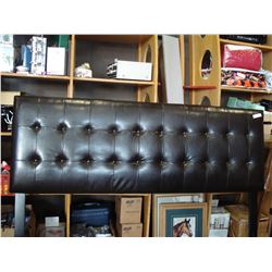 KING SIZE LEATHER HEAD BOARD W/ ROLLER FRAME