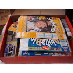 BOX OF MISC WAYNE GRETZKY CEREAL AND KD BOXES