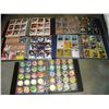 Image 1 : 5 BINDERS OF TRADING CARDS AND POGS