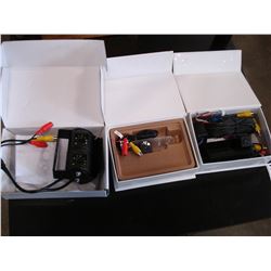 DUAL VIEW CAMERA AND 2 SMALL CAMERAS