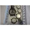 Image 2 : TRAY OF 9 WATCHES, ORUS, SWISS ARMY, HALSTON, ALDO