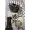 Image 3 : TRAY OF 9 WATCHES, ORUS, SWISS ARMY, HALSTON, ALDO