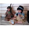 Image 1 : TWO LIMITED EDITION NATIVE DOLLS WILD AND FREE AND SONG OF THE SIOUX