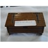 Image 1 : ANTIQUE OAK CHEST JEWELLRY BOX