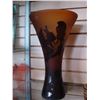 Image 2 : COMTEMPORARY 15 INCH ART GLASS VASE