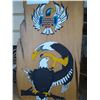 Image 2 : NATIVE PAINTED WOOD PLAQUE